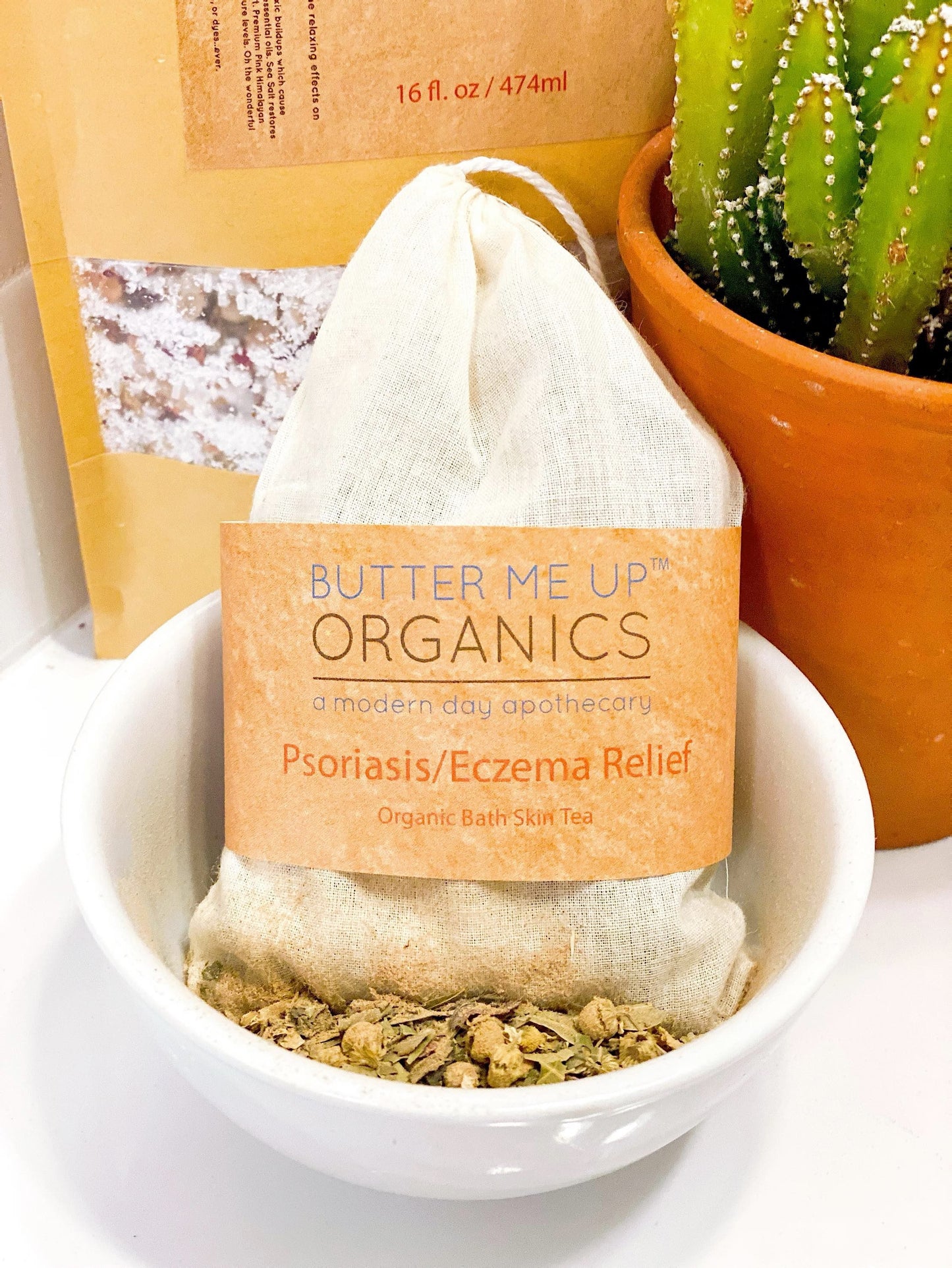 Organic Skin Care Bath Tea Psoriasis/ Eczema Relief