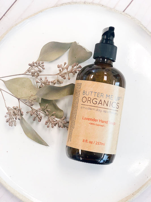 Organic Lavender W/Oatmeal Hand Soap